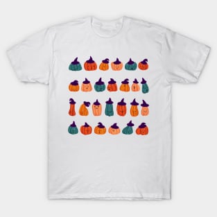 Spooky cute witch pumpkins T-Shirt